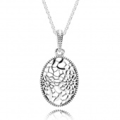 Пандора Подвеска из серебра Цветочное кружево