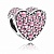 Пандора Шарм Искрящееся розовое сердце