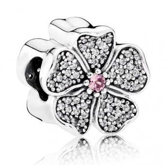 Пандора Подвеска-шарм из серебра Цветение яблони