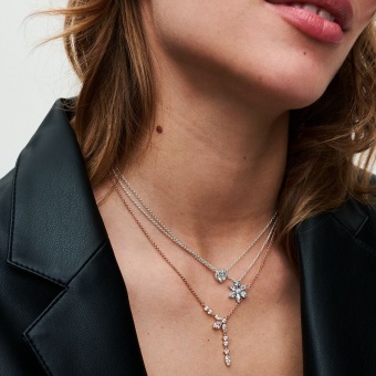 Пандора Серьги-гвоздики «Сверкающий гербарий» 