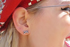 Серьги Пандора