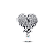Шарм «Сердце с крыльями»