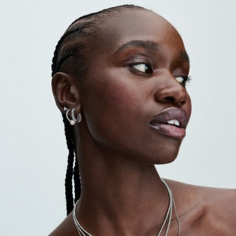 Пандора Серьги-кольца «Совершенство жемчуга» 